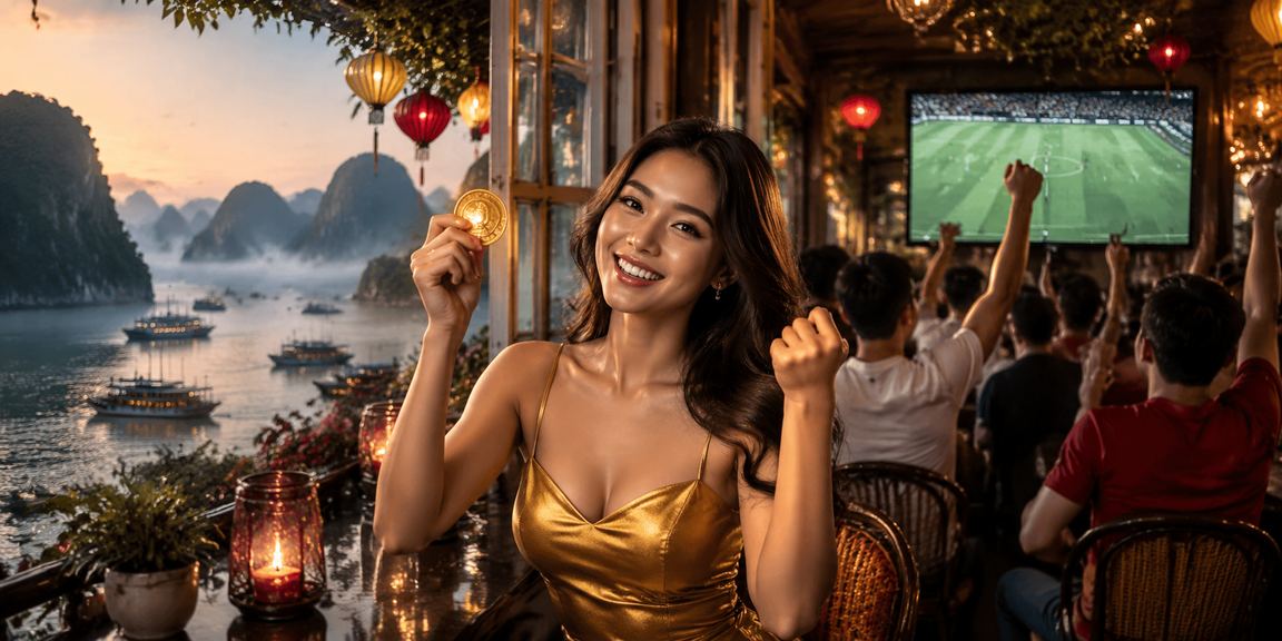 Người dùng tại Hạ Long trải nghiệm ưu đãi hoàn tiền High Roller trên điện thoại