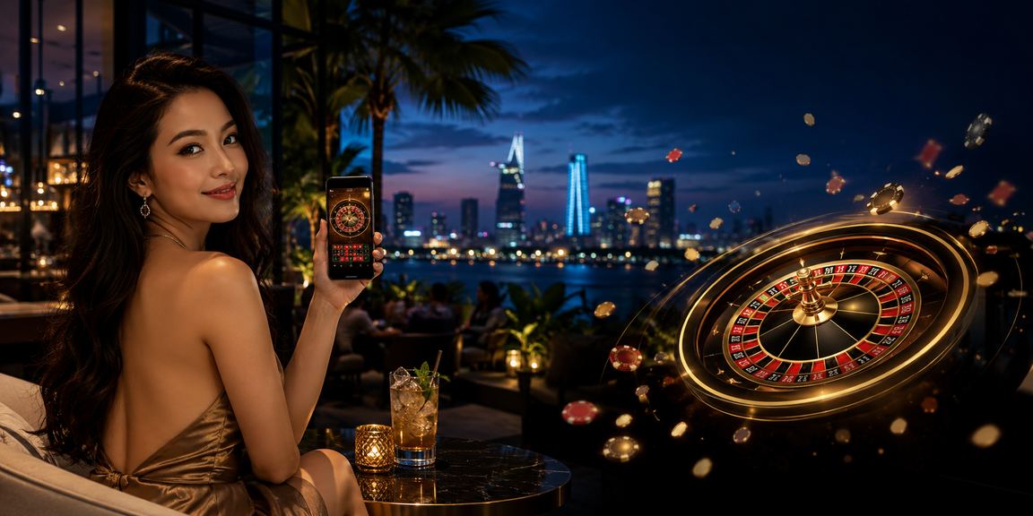 Người chơi roulette tại quán cà phê TP. Hồ Chí Minh – trải nghiệm live casino trực tuyến